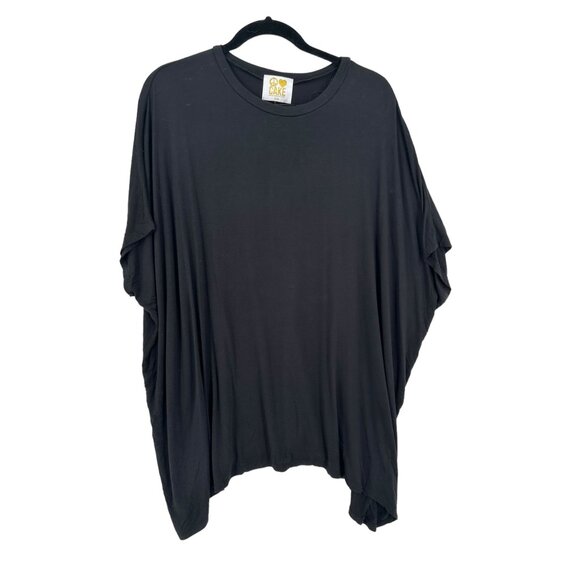 Peace Love Cake Top‎ Blouse Womens Large Dolman FLAW Grunge Witchy - Picture 1 of 11